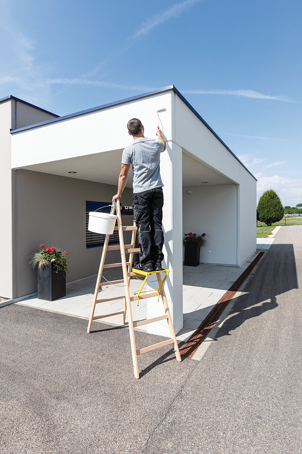 Milieubild 3819263 Houten trapladder 2x8 sporten