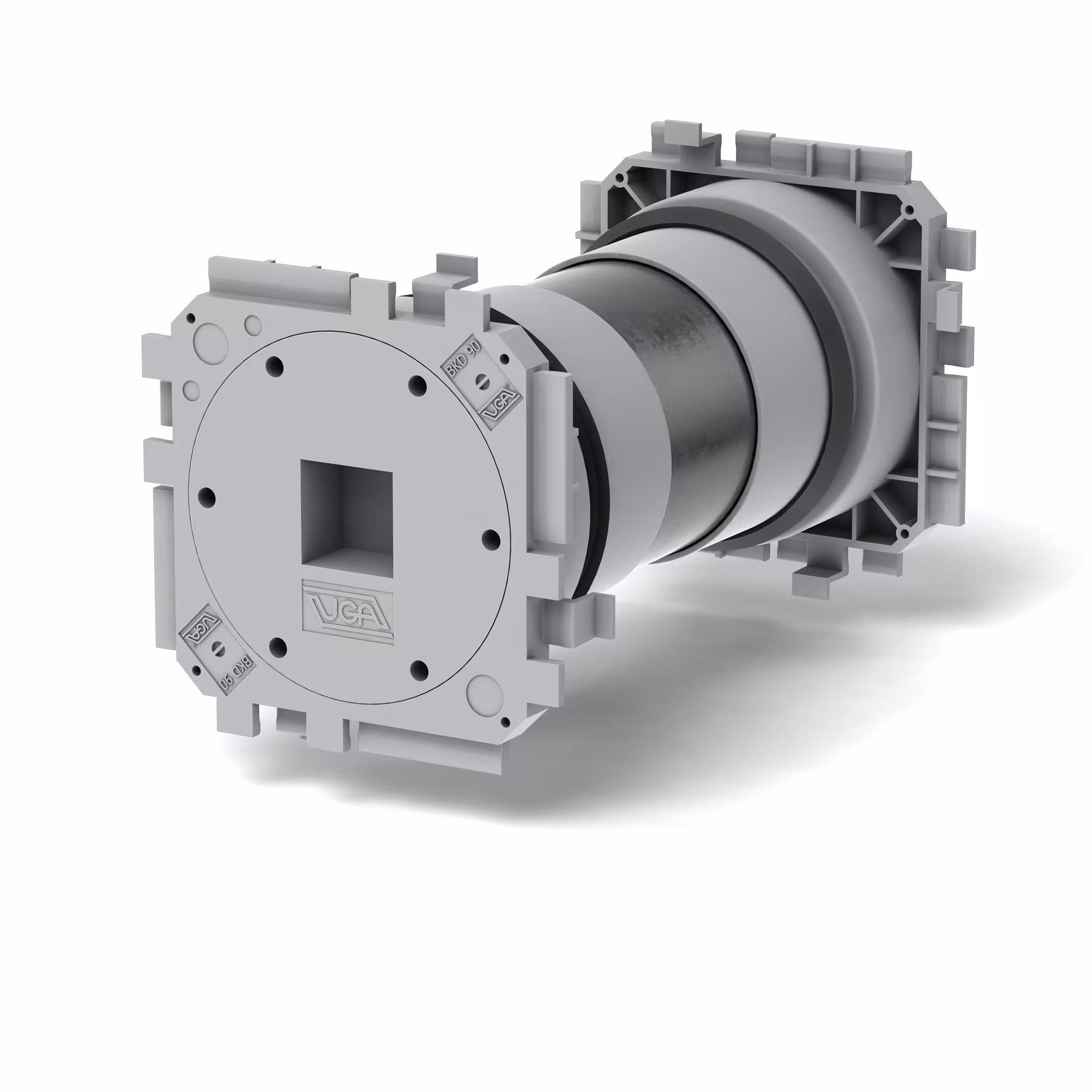 BKD90 dubbele afdichting emigratiebescherming kabeldoorvoer BKD90-K2/190 van UGA System-Technik BKD90 dubbele afdichting emigratiebescherming kabeldoorvoer UGA systeemtechniek, kabelbescherming, artikelnr. 402109019000