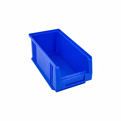 Open opbergdoos, dxbxh 290x150x125 mm, blauw, polypropyleen van Schulte Lagertechnik Open opbergdoos, dxbxh 290x150x125 mm, blauw, polypropyleen, opbergruimte voor kleine onderdelen, art.nr. 20220