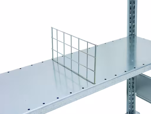 Figuur nr. 9 van het artikel draadrooster, 500 x 140 mm (D x H), blank verzinkt voor MULTIplus150 planken uit de productgroep schapplanken van Schulte Lagertechnik
