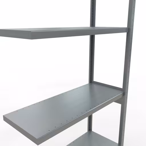 Aanbouwrekken, rekken, insteeksysteem MULTIplus250, 3000 x 1000 x 400 mm (HxBxD), 7 planken, verzinkt van Schulte Lagertechnik uit de categorie insteeksystemen