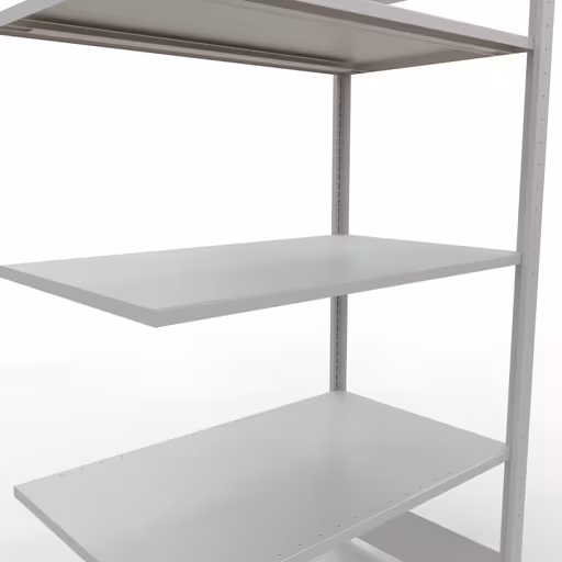 Afbeelding nr. 14 van het artikel aanbouwrekken, stellingrekken, insteeksysteem MULTIplus85, 2000 x 1000 x 600 mm, 5 legborden, RAL 7035 lichtgrijs uit de productgroep insteeksysteem van het merk Schulte Lagertechnik