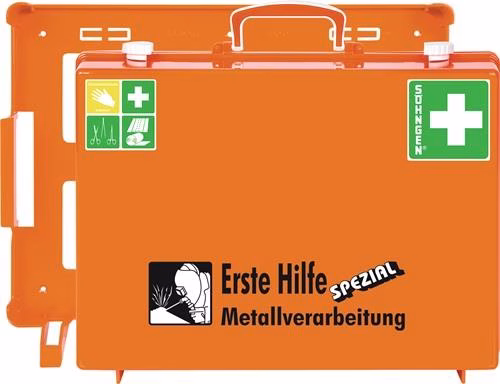 Eerstehulpkit voor professioneel gebruik, SPECIAL metaalbewerking, ca. 400 x 300 x 150 mm, oranje, uit de Söhngen-categorie, artikelnummer 4000386032