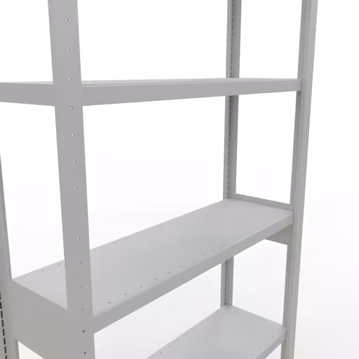 Figuur nr. 8 van het artikel basisplank, plankplank, insteeksysteem MULTIplus330, 2500 x 1000 x 300 mm, 6 planken, lengtestangen, RAL 7035 lichtgrijs uit de productgroep insteeksysteem van het merk Schulte Lagertechnik.