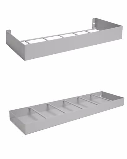 Draadstanghouder T = 400 mm, RAL 7035 lichtgrijs van Schulte Lagertechnik uit het plug-in systeem-assortiment