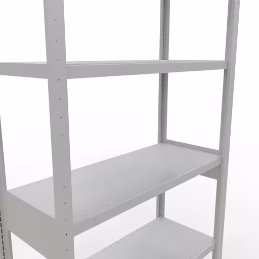 Figuur nr. 12 van het artikel basisplank, legbord, insteeksysteem MULTIplus250, 2500 x 1000 x 400 mm, 6 legborden, lengtestangen, RAL 7035 lichtgrijs uit de productgroep insteeksysteem van Schulte Lagertechnik.