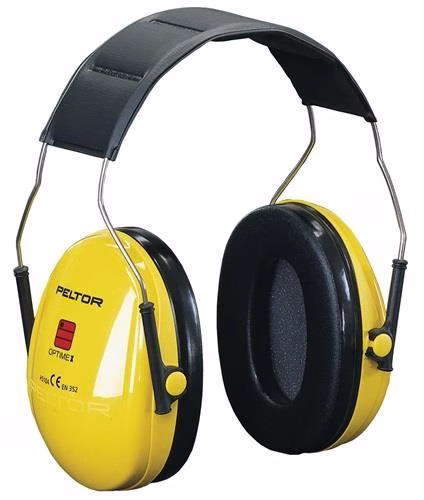 PELTOR™ OPTIME I EN 352-1:2020 SNR 27 dB gewatteerde gehoorbeschermers met hoofdband, artikelnummer 4000370412