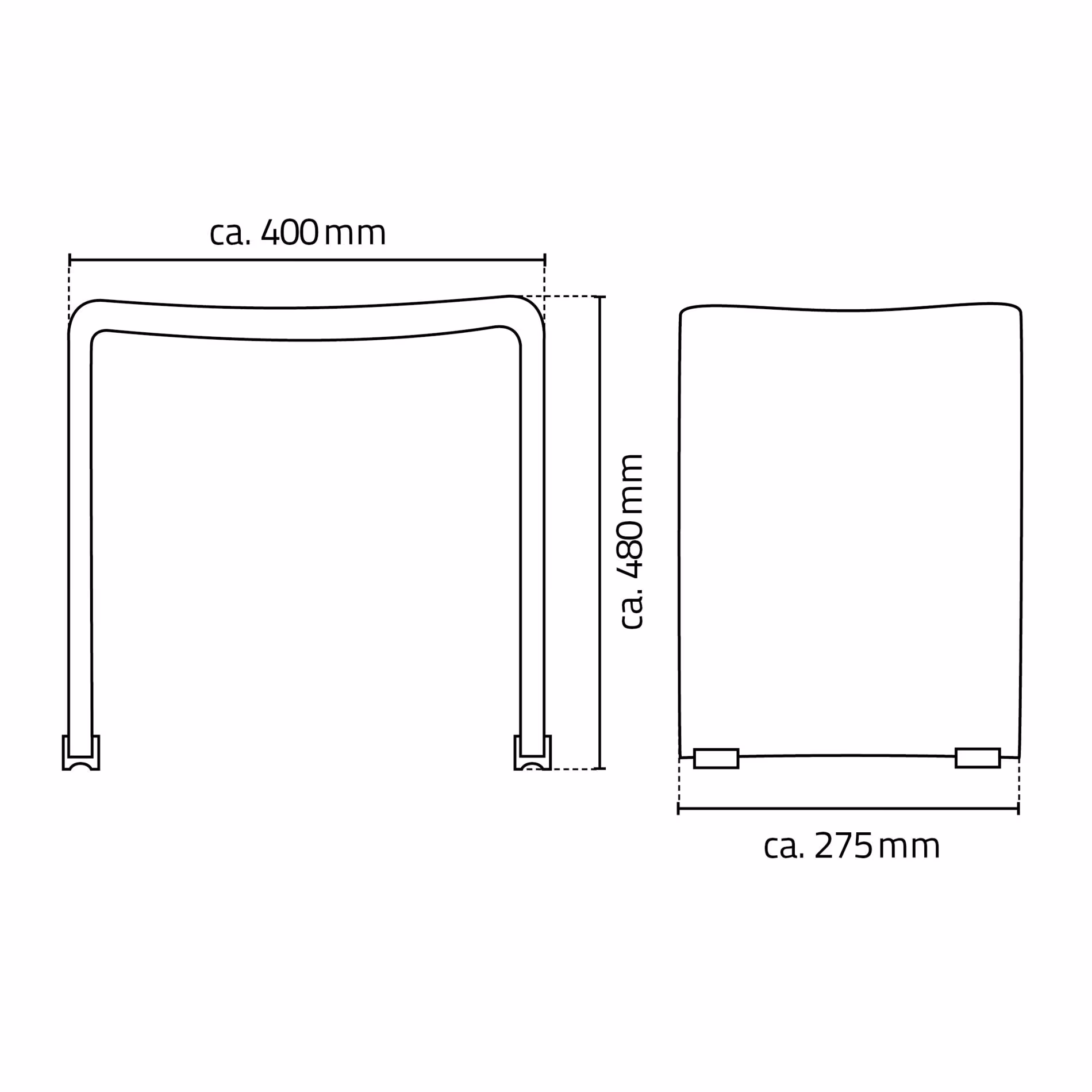 Extra afbeelding bij artikel badkamerkruk Trendy, wit, acryl Extra afbeelding bij artikel badkamerkruk Trendy, wit, acryl gemaakt van krukken, stoelen, krukken