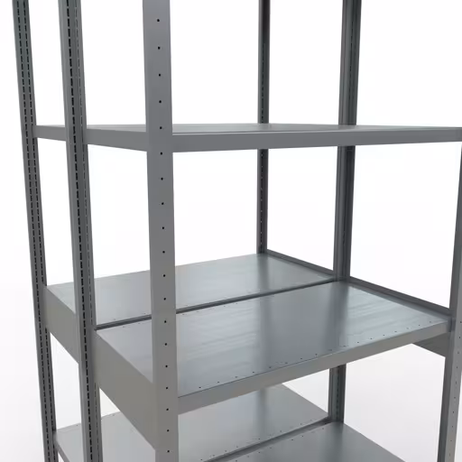 Productafbeelding nr. 10 van het artikel basisplank, dubbele plank, legplank-insteeksysteem MULTIplus250, 3000 x 1000 x (2x500) mm, 2x7 legborden, verzinkt uit het assortiment legbordstellingen van het merk Schulte Lagertechnik