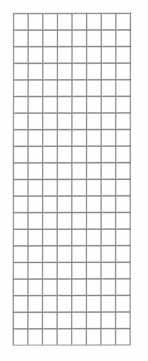 Gaaszijwand 1000 x 400 mm (H x D), blank verzinkt, accessoires, art.nr. 12457-D