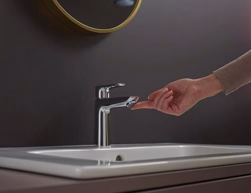 Hansgrohe TALIS E 110 Eéngreeps wastafelmengkraan met 15 mm diameter zonder afloop chroom