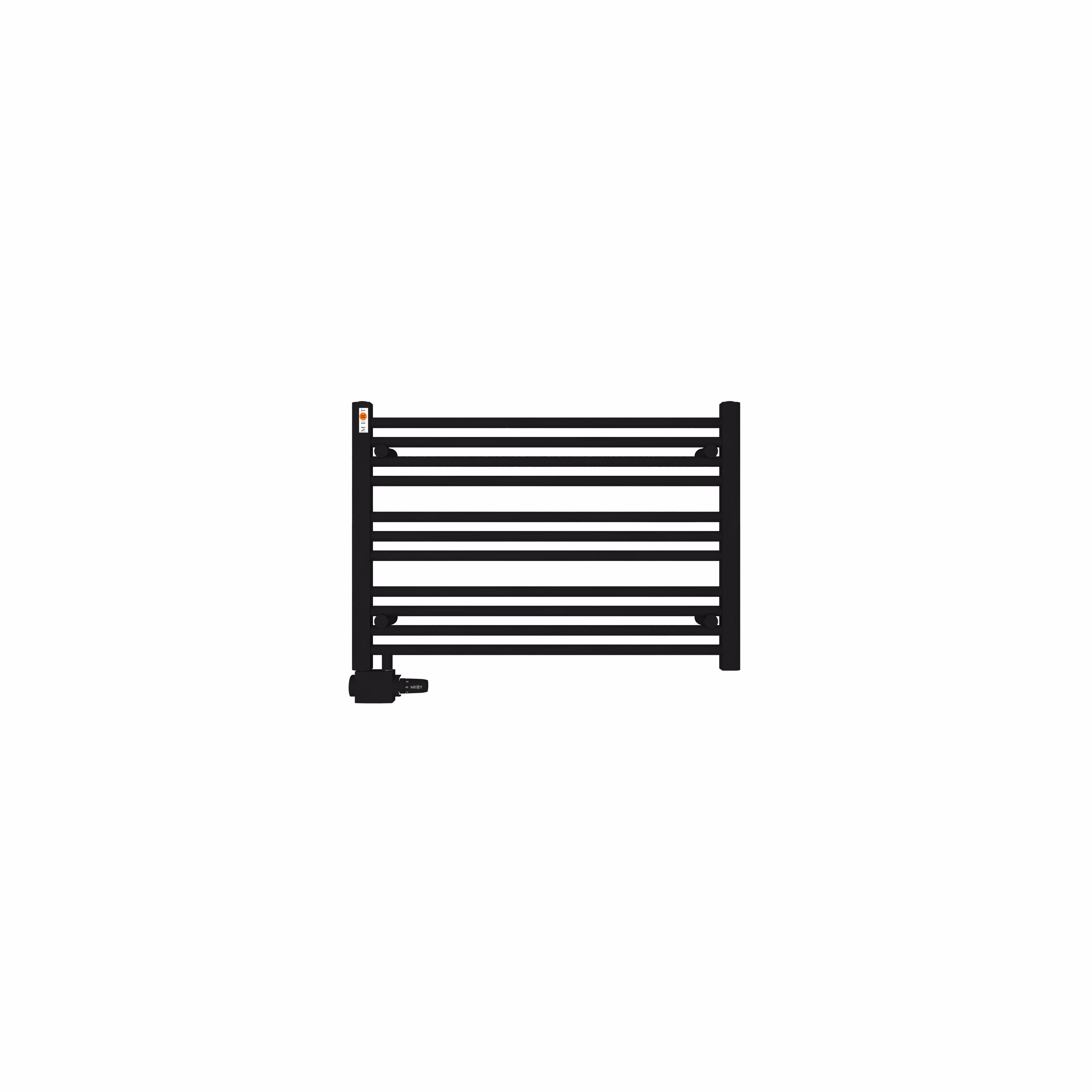 Ohne Text 3841796 MERT vervangingsradiator AU, zwart, 800x550mm