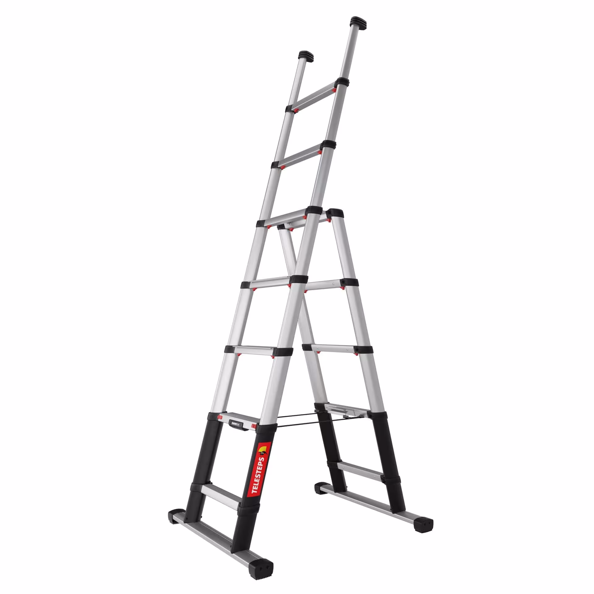 Munk telescopische combiladder Combi Line 6+2 treden, telescopische ladders, art.nr. 115476