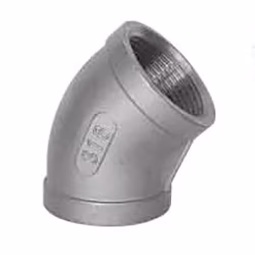 RVS hoek 45° i/i nr. 120 1 1/4 inch van Atusa Atusa RVS hoek 45° IT-IG Nr. 120, RVS schroefdraadfittingen, art.nr. I1206006