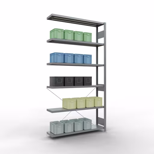 Insteeksysteem opzetplank 2500x1300x300 mm, type 250 kg, verzinkt van Schulte Lagertechnik met het artikelnr. 12936-130