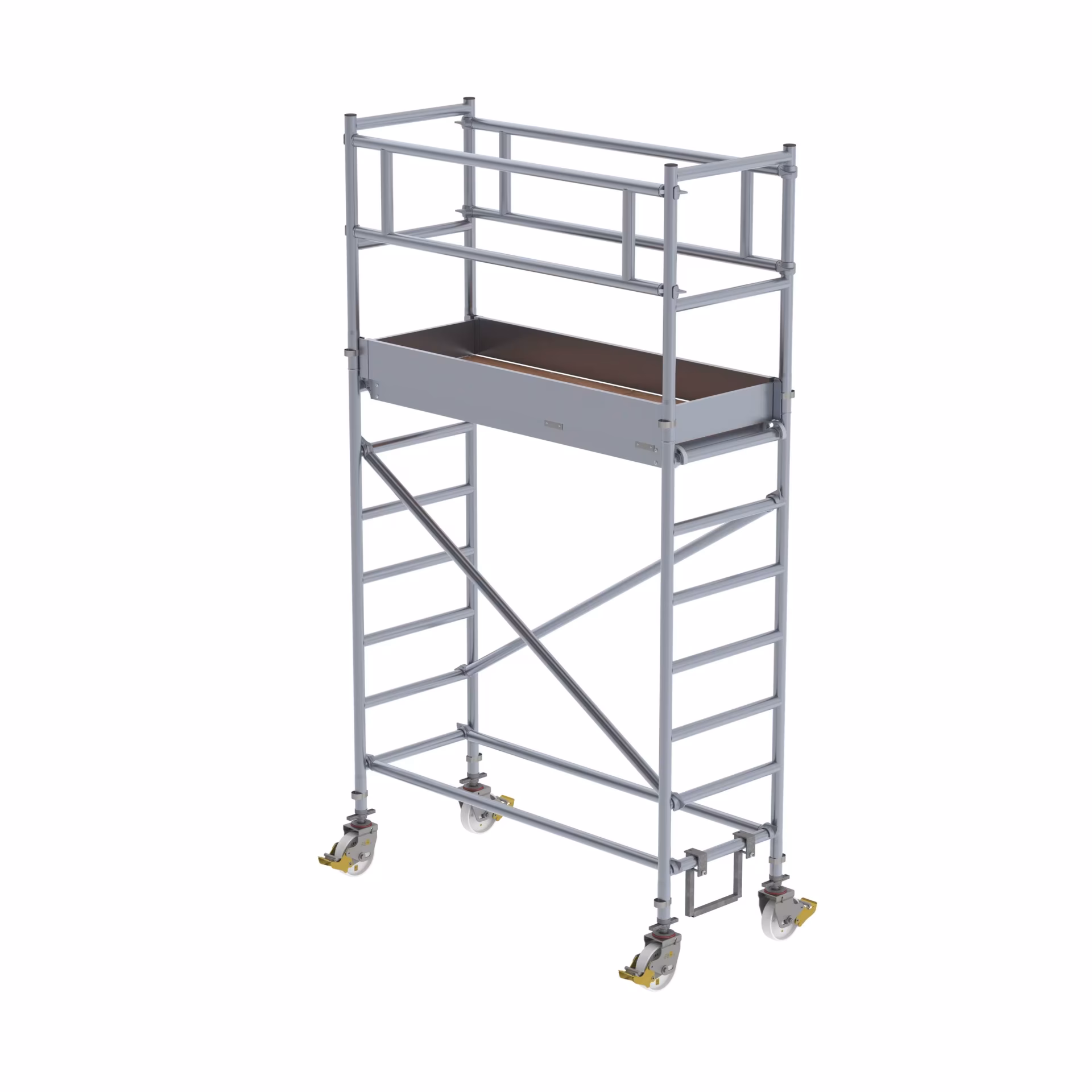 Rolsteiger 0,75 x 1,80 m platformhoogte 2,35 m van Munk uit de categorie steigers