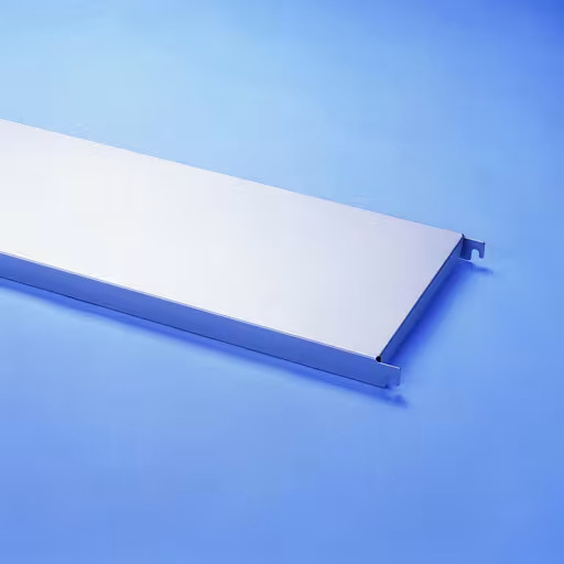 Aanbouwplank, voedselplank 1950 x 1200 x 500 mm, roestvrij staal, 4 planken elk 150 kg, veldbelasting 1.200 kg van Schulte Lagertechnik uit het assortiment schappenplanken