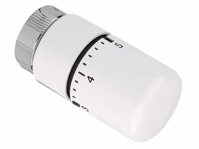 PURMO thermostaatkop voor Figuresse Slim, RAL 9016 Gerät, Fön, Elektrisches Gerät