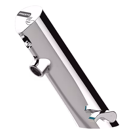 Presto Safe elektronische wastafelmengkraan, op statief gemonteerd, wastafelkranen, art.nr. 1460999