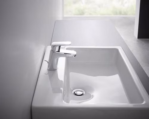 Hansgrohe ééngreeps wastafelmengkraan LOGIS 70 nominale breedte 15 met verzonken waste G 1 1/4 inch chroom