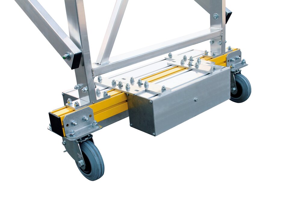 Munk opvouwbare platformladder met smal chassis 5 treden