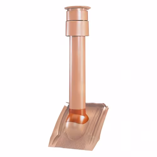 Venduct uitlaatpijpadapter DN 125 rood, voor systeem 80/125 uit de categorie steile dakdoorgangen met de GTIN 4027822850930 Venduct uitlaatpijpadapter DN 125 van het merk Klöber uit de categorie steile dakdoorgangen