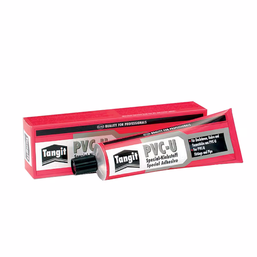 Tangit hard-PVC-lijm, voor het verlijmen van hard-PVC-verbindingen, aanvullende producten Flavent, art.nr. KF6828