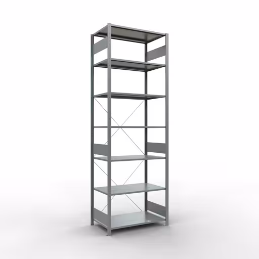 Figuur nr. 13 van het artikel basisrek, legplank-insteeksysteem MULTIplus85, 3000 x 1000 x 600 mm, 7 legborden, verzinkt uit de productgroep insteeksysteem van het merk Schulte Lagertechnik.