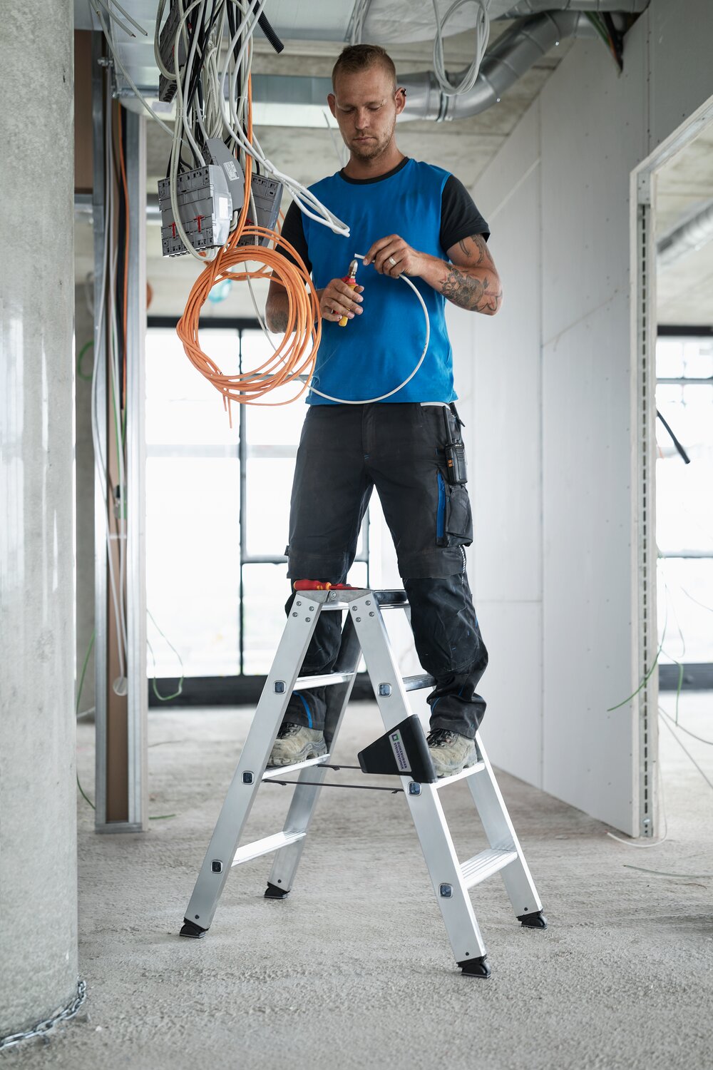 Milieubild 3812703 Munk trapladder toegankelijk vanaf beide zijden 2x6 treden