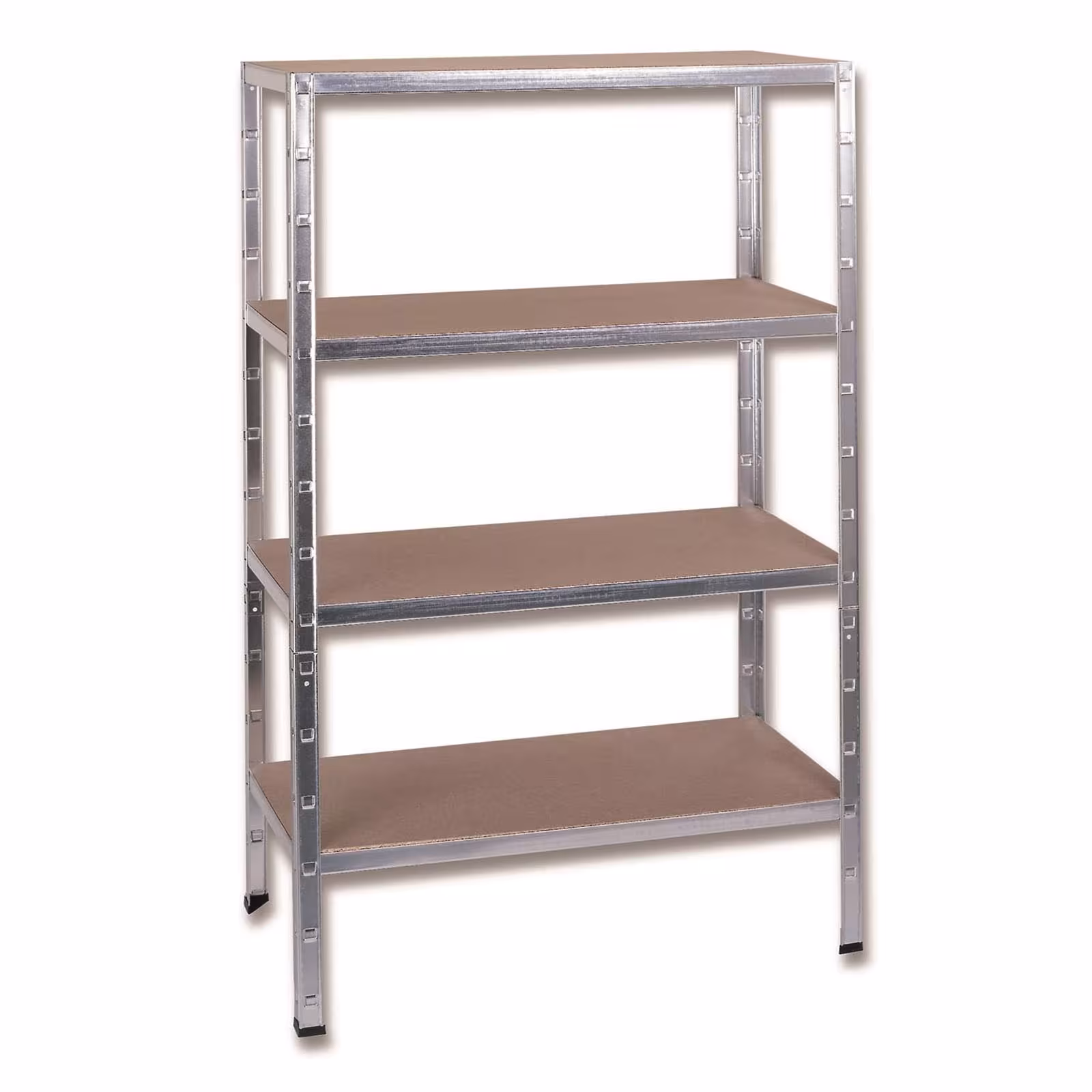 SCHULTE Regalwelt zware stelling met 4 houten planken, 180x120x40 verzinkt van het merk Schulte Regalwelt uit het assortiment stellingsystemen