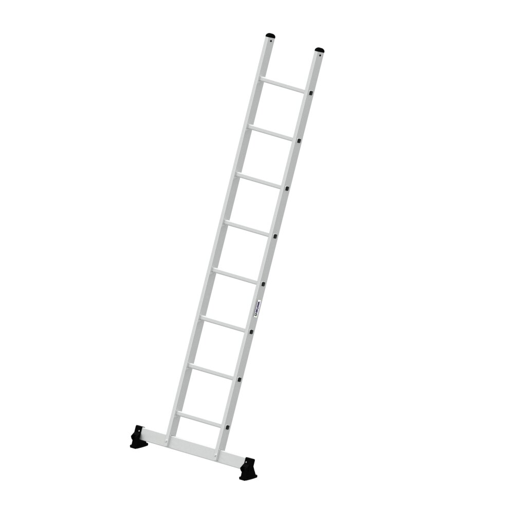 Munk-sport-verlengladder met nivello®-traverse, 8 sporten, van Günzburger Steigtechnik Munk uitschuifladder met Nivello® dwarsbalk uit de categorie uitschuifladders, artikelnummer 010308