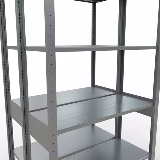 Afbeelding nr. 16 van het artikel basisplank, dubbele plank, legplank-insteeksysteem MULTIplus150, 2500 x 1000 x (2x400) mm, 2x6 legborden, lengtestangen, verzinkt uit de productgroep legborden van Schulte Lagertechnik