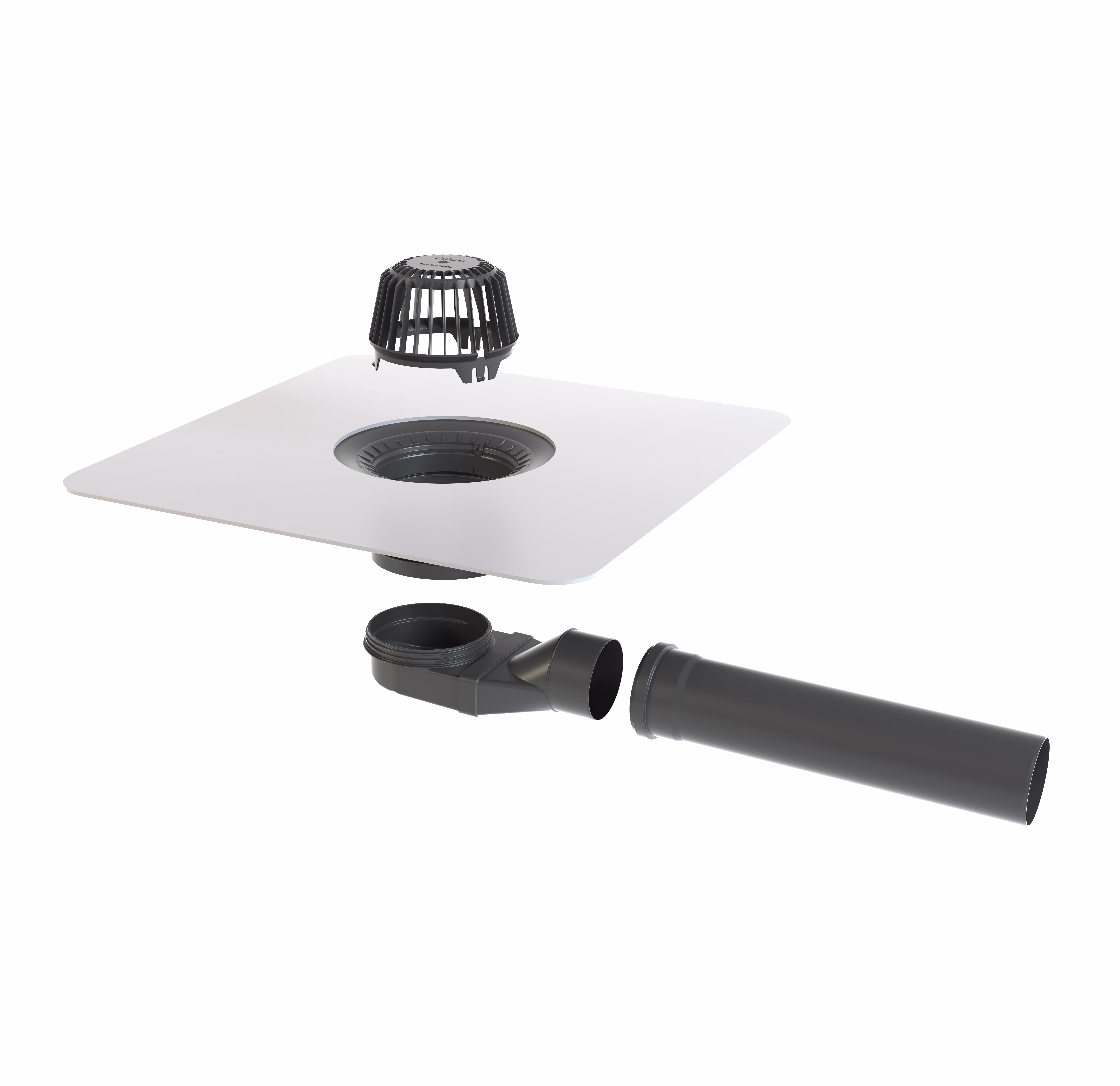 Flavent Pro schuine dakafvoeren met bitumen kraag uit de categorie geïsoleerde dakdoorvoeren, artikelnummer KF7211-70