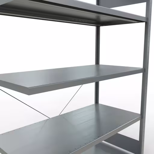 Insteeksysteem opzetplank 2000x1300x600 mm, type 250 kg, verzinkt uit de categorie opzetplanken met de GTIN 4004514218001 Insteeksysteem aanbouwstelling 2000x1300x600 mm, type 250 kg, verzinkt van Schulte Lagertechnik uit het assortiment insteeksysteem