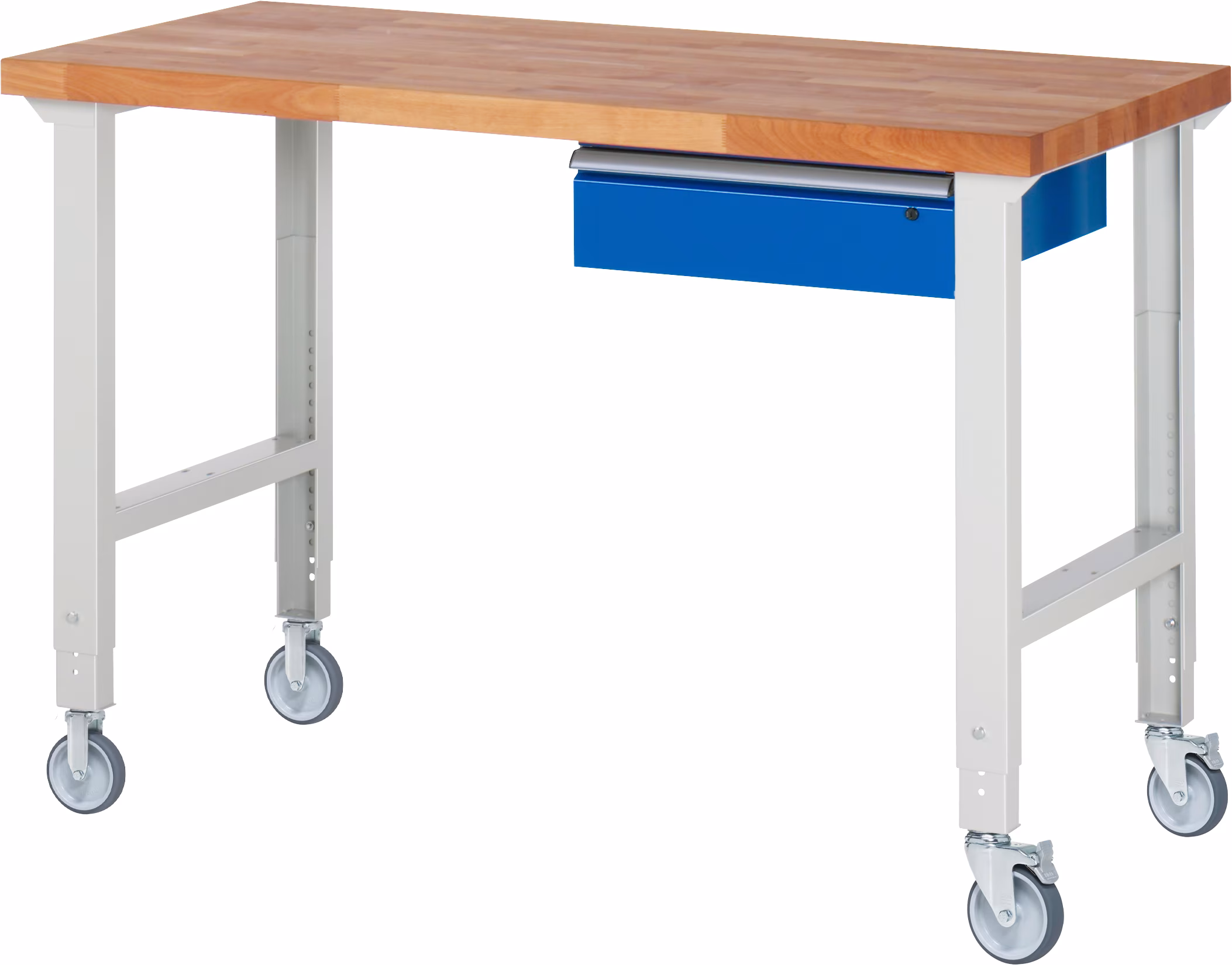 Mobiele werkbank (in hoogte verstelbaar) 7001A1, B1500xD700xH950-1000mm | 2BR-2LR van Rau Mobiele werkbank (in hoogte verstelbaar) 7001A1, 2BR-2LR uit de categorie Werkbanken met het artikelnummer 05-7001A1-157B4H22,11