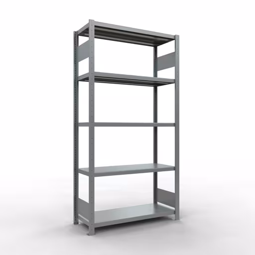 Figuur nr. 10 van het artikel basisrek, legbord, insteeksysteem MULTIplus330, 2000 x 1000 x 400 mm (HxBxD), 5 legborden, verzinkt uit de productgroep insteeksysteem van het merk Schulte Lagertechnik.