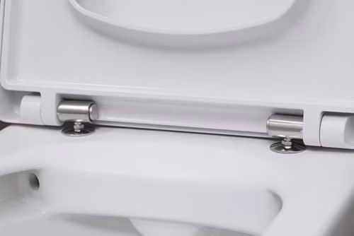Detailbild 4042987 Duravit ME by Starck wandcloset, randloos, Durafix inbouwspoel, wit, inclusief closetzitting met soft-close mechanisme