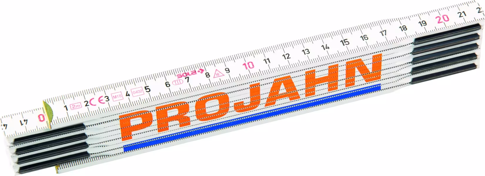 Figuur nr. 9 van het artikel duimstok hout 2 m PROJAHN uit de productgroep meet- en testgereedschappen van het merk PROJAHN