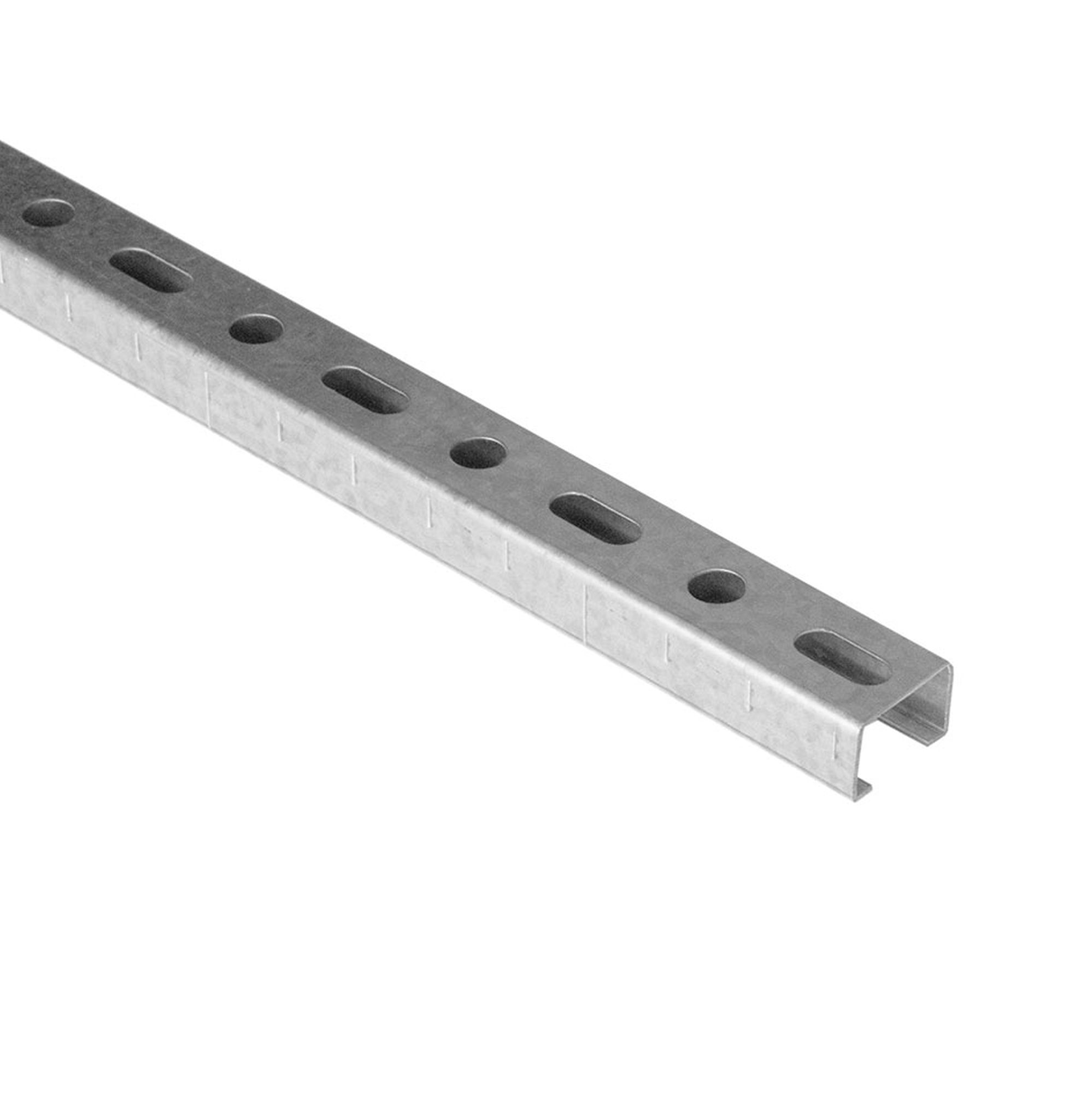 2 stuks - FX montagerail 1000 mm 27/18 gegalvaniseerd van het merk Fixotec 2 stuks - FX C-railsystemen 27/18 + 28/30 1m lengte uit de categorie profiel 27/18 en 28/30 | 30/15 en 30/30 met artikelnummer 283223