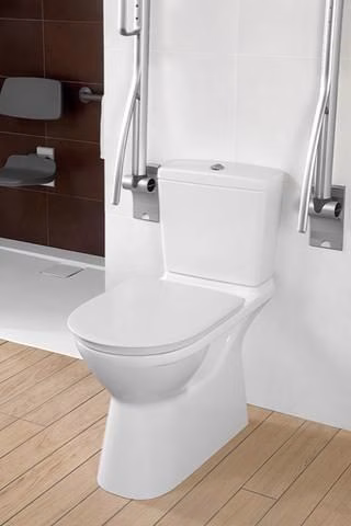Detailbild 4051413 VILLEROY & BOCH Wastafel ViCare randloos voor combinatie ViCare 360x680mm ovaal Wit Alpine