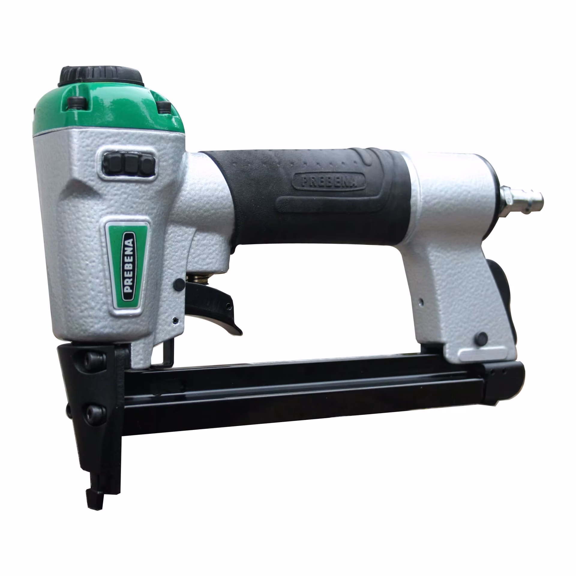 Pneumatische spijkermachine DNPF16 voor 6-16mm met art.nr. DNPF16 Pneumatische spijkermachine DNPF16 voor 6-16mm van Prebena uit de categorie werkplaatsinrichting