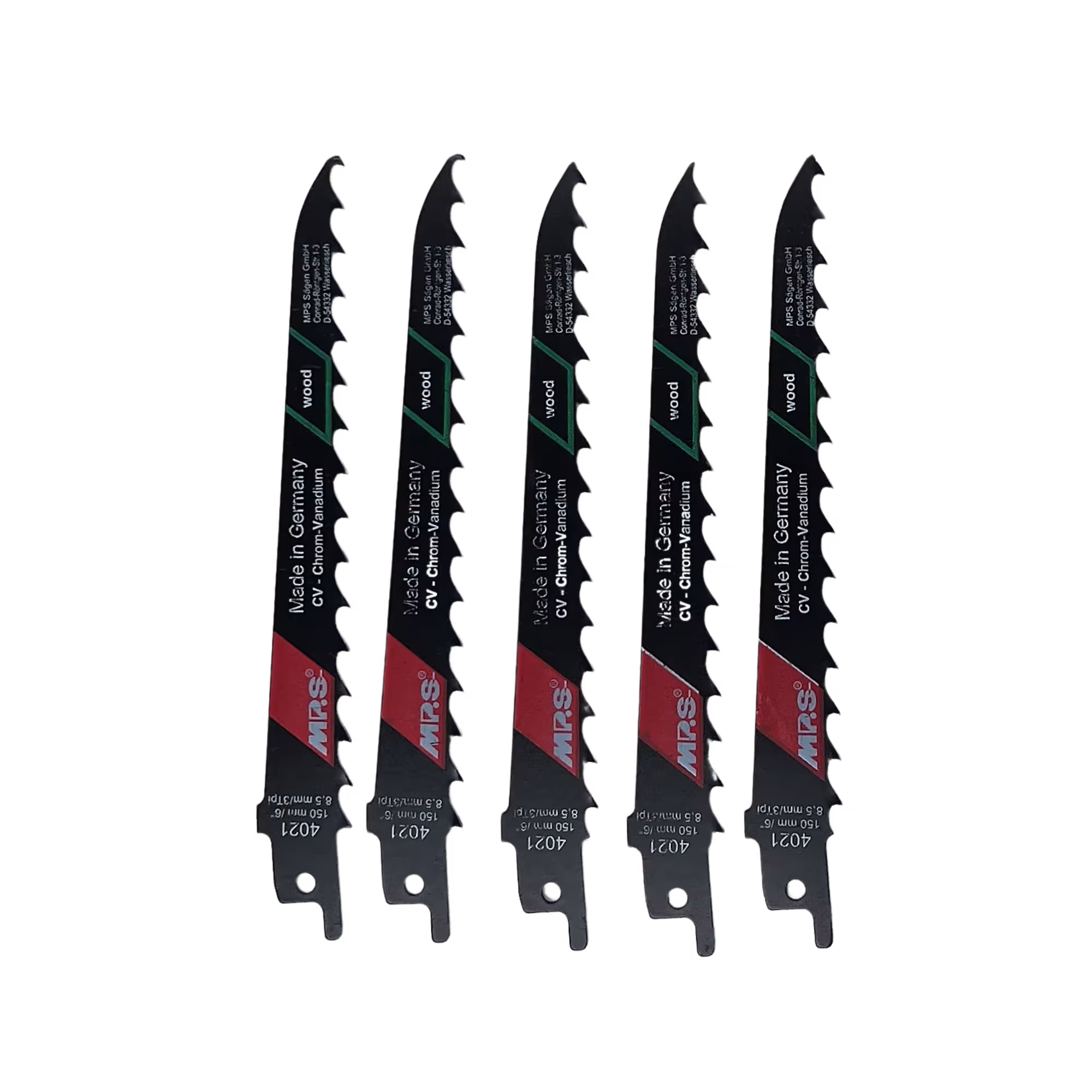CV reciprozaagblad gefreesd en gezet GL 150/VL 130mm, ZT 8,5mm van het merk MPS uit de categorie zaagbladen