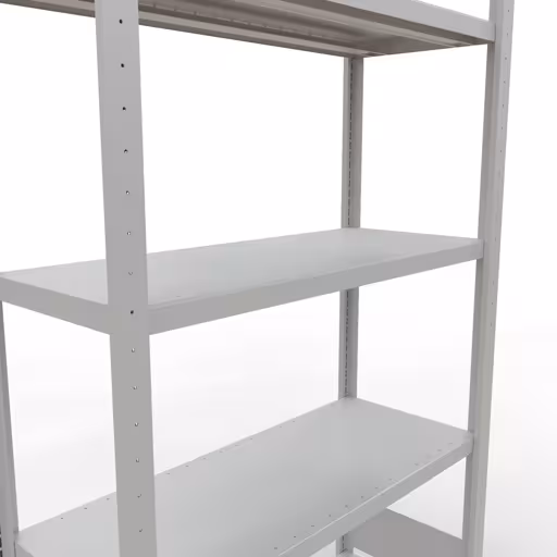 Figuur nr. 9 van het artikel basisplank, legbord, insteeksysteem MULTIplus330, 2000 x 1000 x 400 mm, 5 legborden, lengtestangen, RAL 7035 lichtgrijs uit de productgroep insteeksysteem van het merk Schulte Lagertechnik.