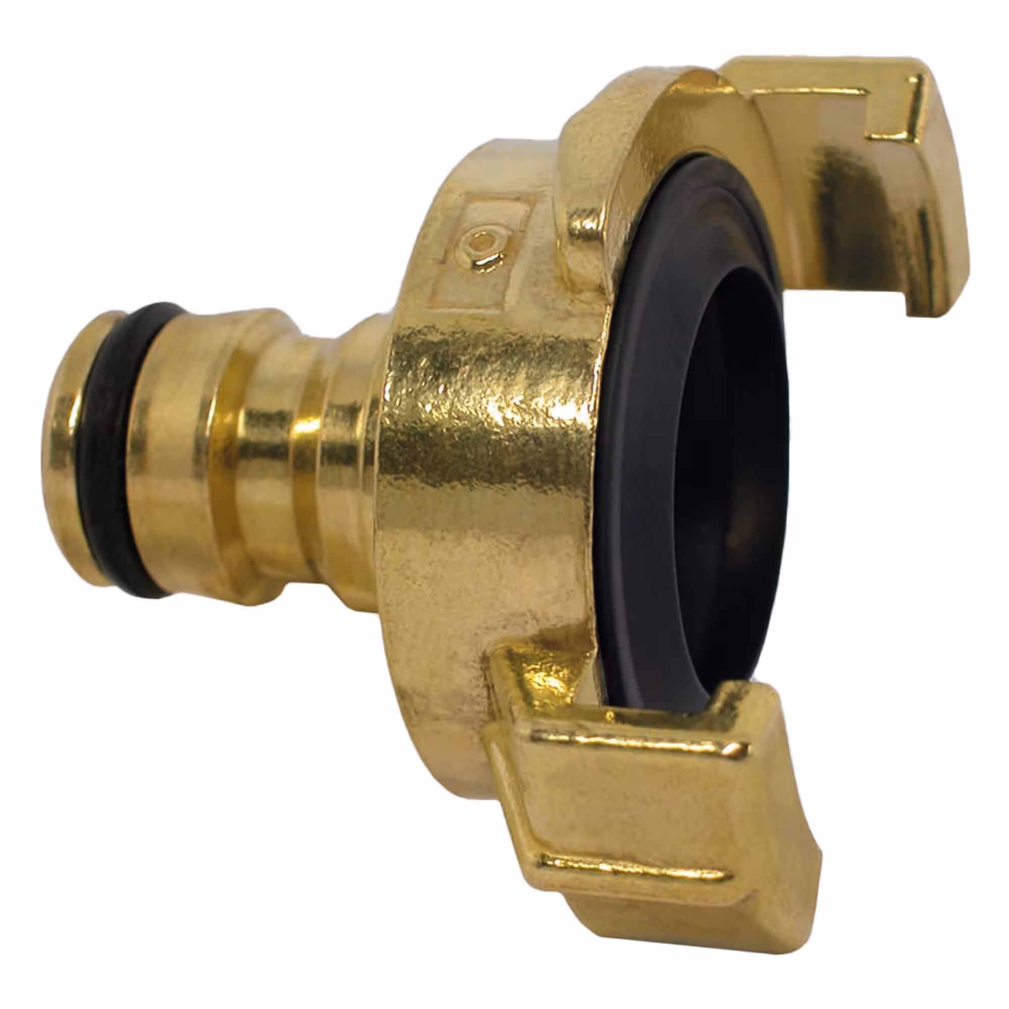 Overgangsstuk insteekkoppeling van Puteus Overgangsstuk insteekkoppeling, messing insteekkoppelingen, art.nr. 33904