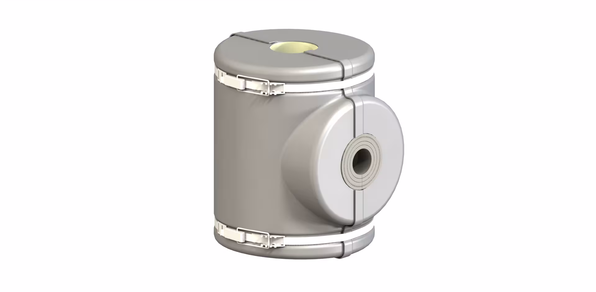 Ventielisolatieschaal ES-Box Uni Serie C voor compacte ventielen lengte F4 van GWK Kuhlmann GWK ES-Box Uni Serie C voor compacte ventielen, lengte F4, fittingisolatie