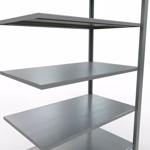 , kantoorrekken, insteeksysteem MULTIplus150, 2300 x 1000 x 600 mm, 7 legborden, verzinkt, zonder middenaanslag van Schulte Lagertechnik uit het assortiment kantoorrekken
