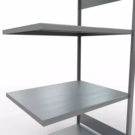 Figuur nr. 8 van het artikel aanbouwrekken, legbordstellingen, insteeksysteem MULTIplus330, 2000 x 1000 x 800 mm, 5 legborden, lengtestangen, verzinkt uit de productgroep insteeksysteem van het merk Schulte Lagertechnik.
