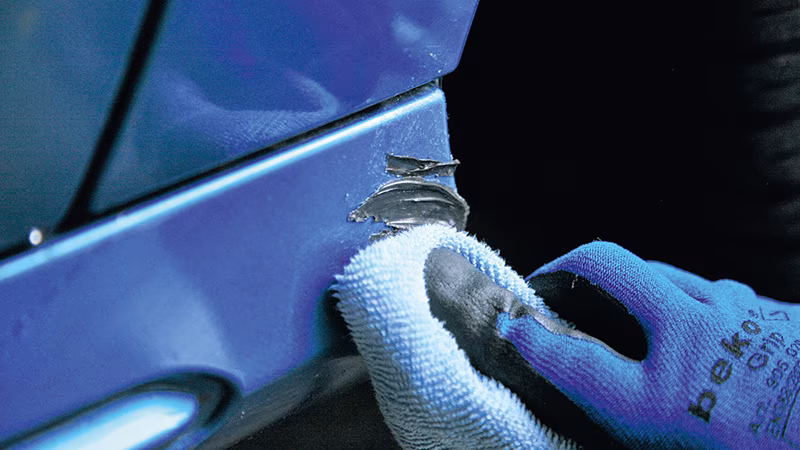 Maschine, Sprach, Handschuh, Reinigen, Leichtmetallfelge