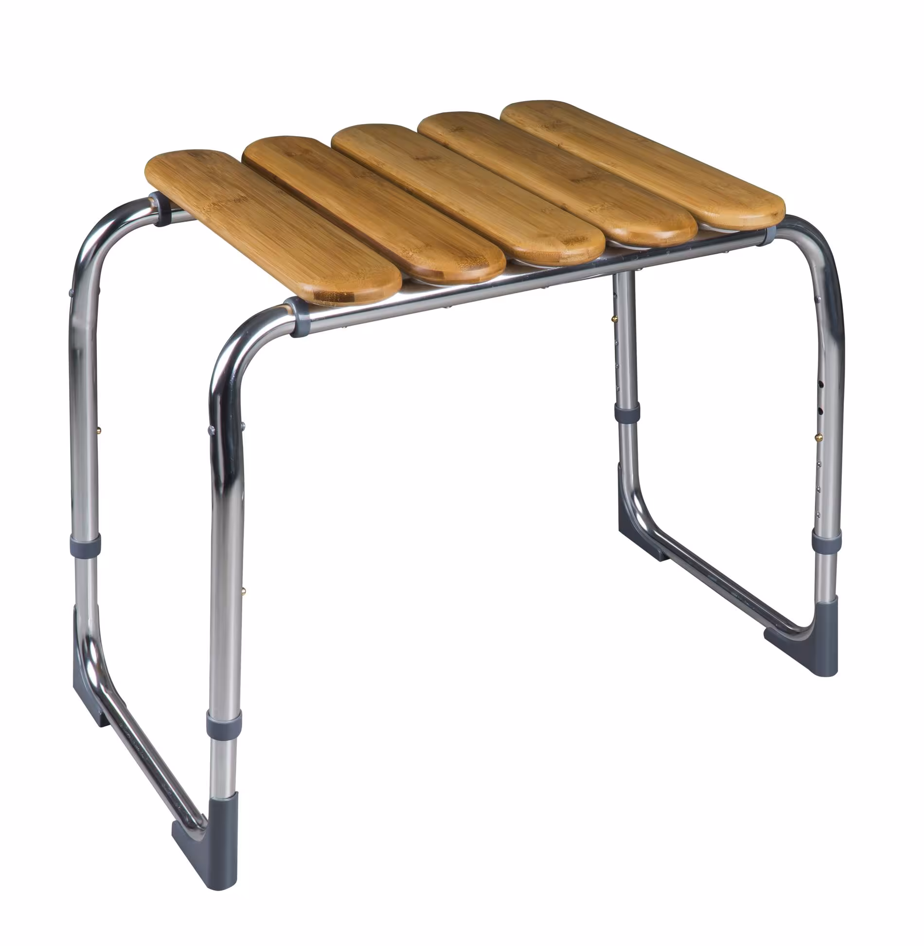 Badkamerkruk Pro, naturel, in hoogte verstelbaar, van het merk Ridder uit het assortiment badkamerinrichting & sanitair