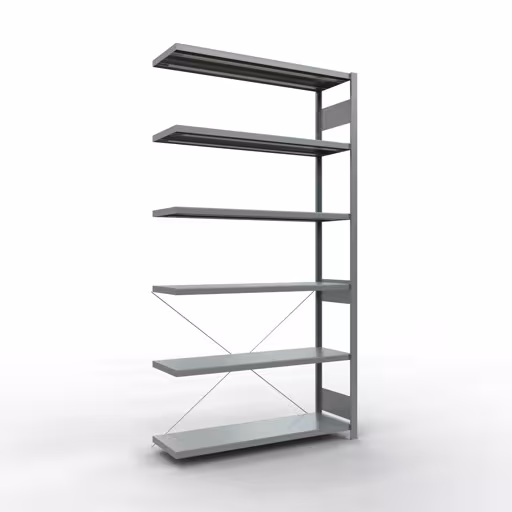 Insteeksysteem aanbouwstelling 2500x1300x400 mm, type 250 kg, verzinkt van Schulte Lagertechnik Insteeksysteem opzetplank 2500x1300x400 mm, type 250 kg, verzinkt, opzetplank, art.nr. 12946-130